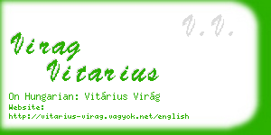 virag vitarius business card